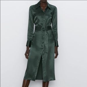 New beautiful button up dress with belt